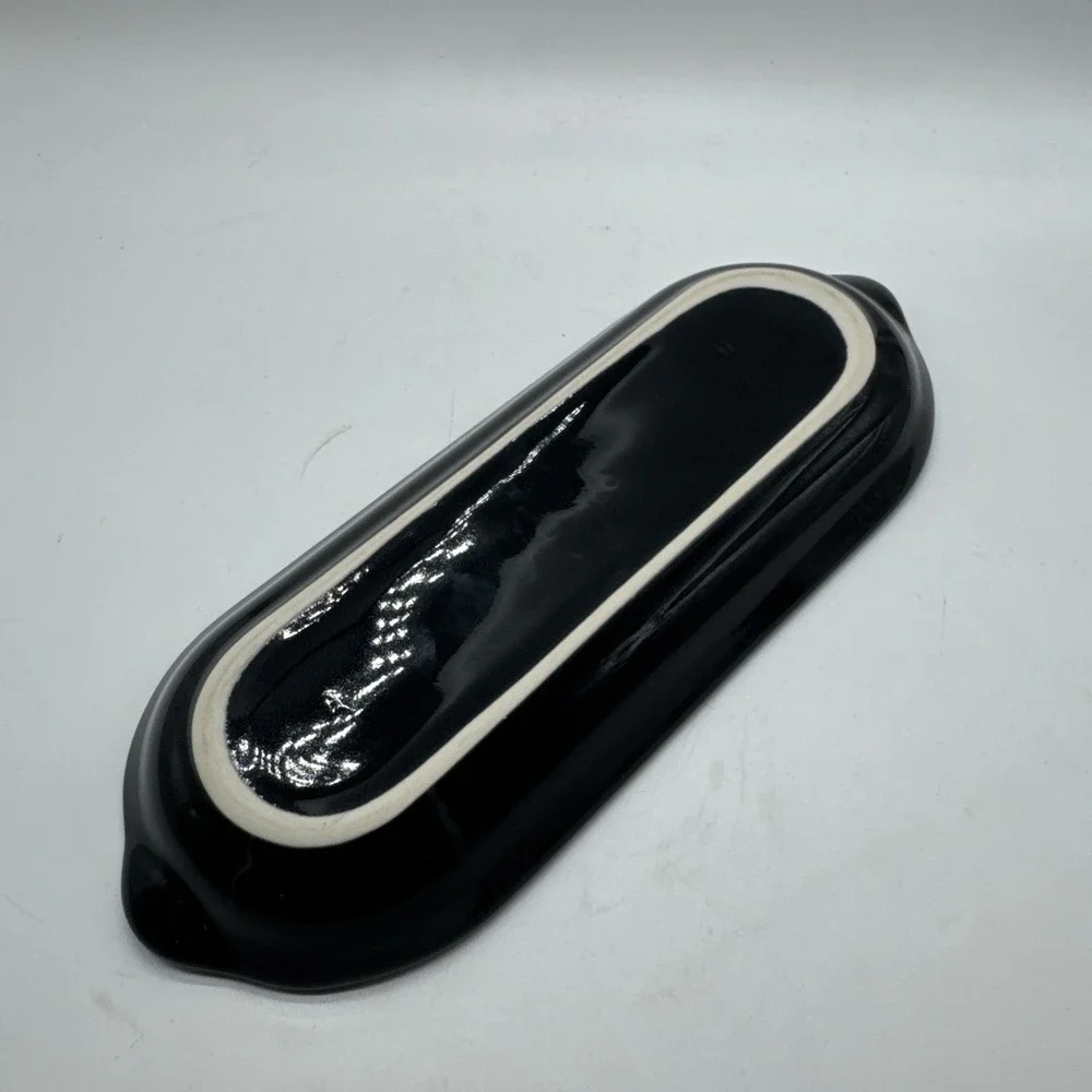 NEW  slate gray FIESTA WARE utility relish corn on the cob TRAY